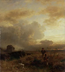 Orage se dissipant à la campagne, 1857